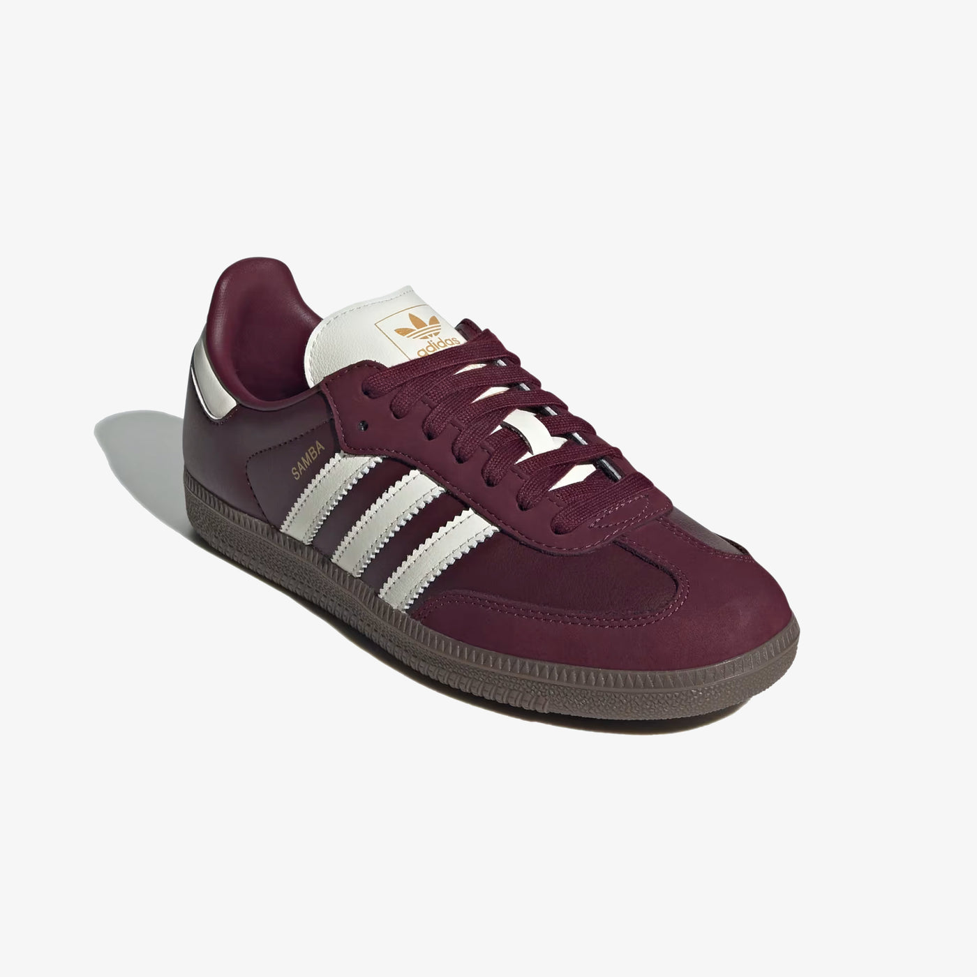 ADIDAS ORIGINALS | SAMBA OG { MAROON/OFF WHITE/GUM