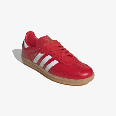 ADIDAS ORIGINALS | SAMBA OG { BETTER SCARLET/CLOUD WHITE/GUM