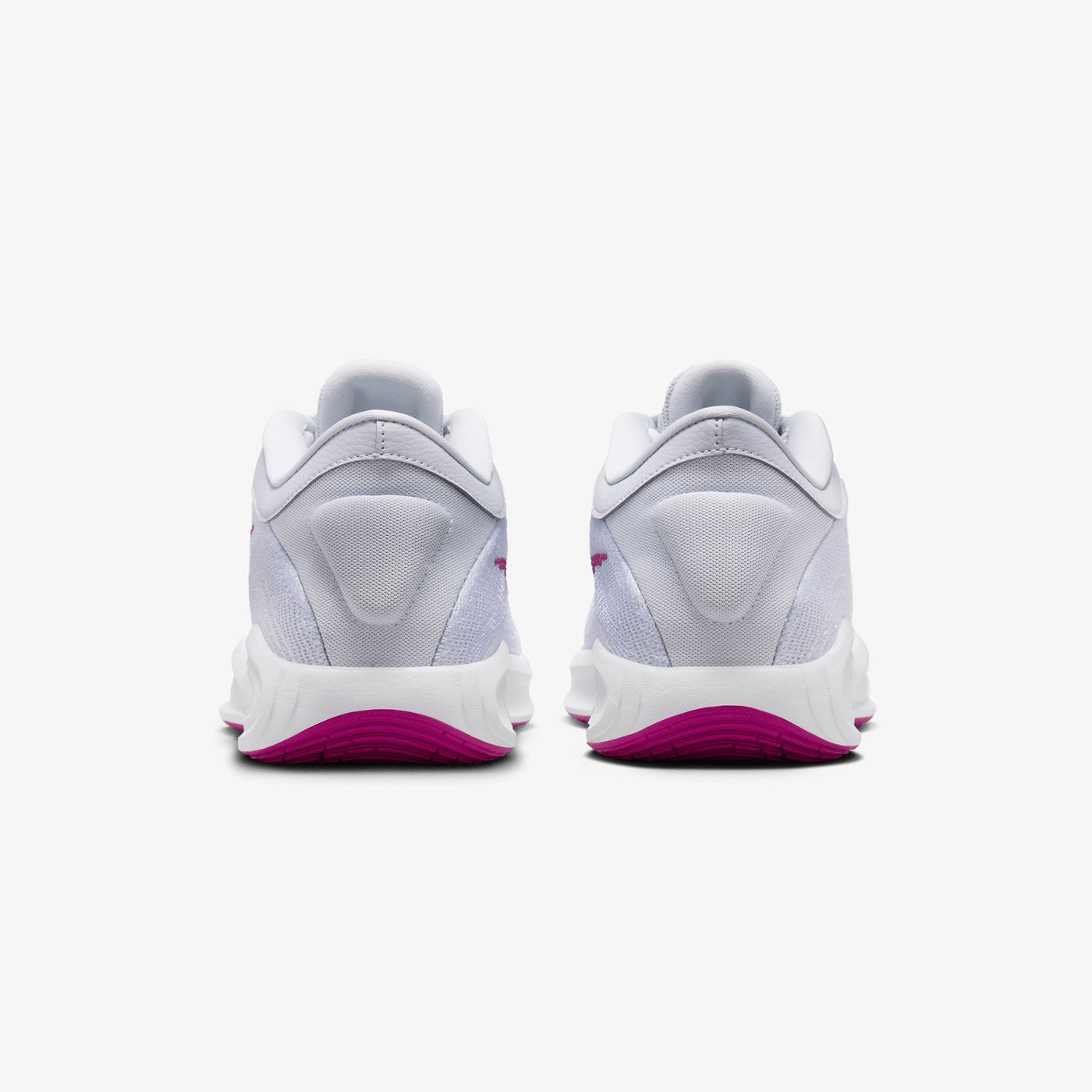 NIKE | G.T. HUSTLE ACADEMY EP { PURE PLATINUM/HOT FUCHSIA-WHITE