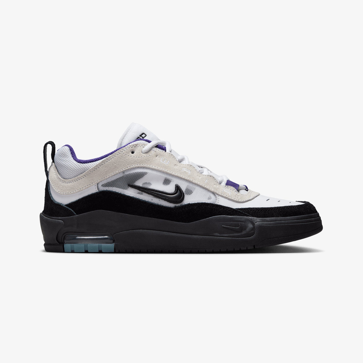 Nike | AIR MAX ISHOD { WHITE/BLACK-COURT PURPLE-BLACK