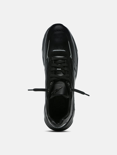 STEALTH RUSH - Carbon-Fiber Leather Racing Sneakers