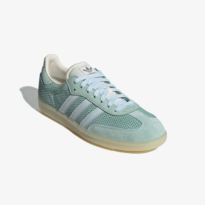 ADIDAS ORIGINALS | SAMBA OG { HAZY GREEN/SKY TINT/OFF WHITE