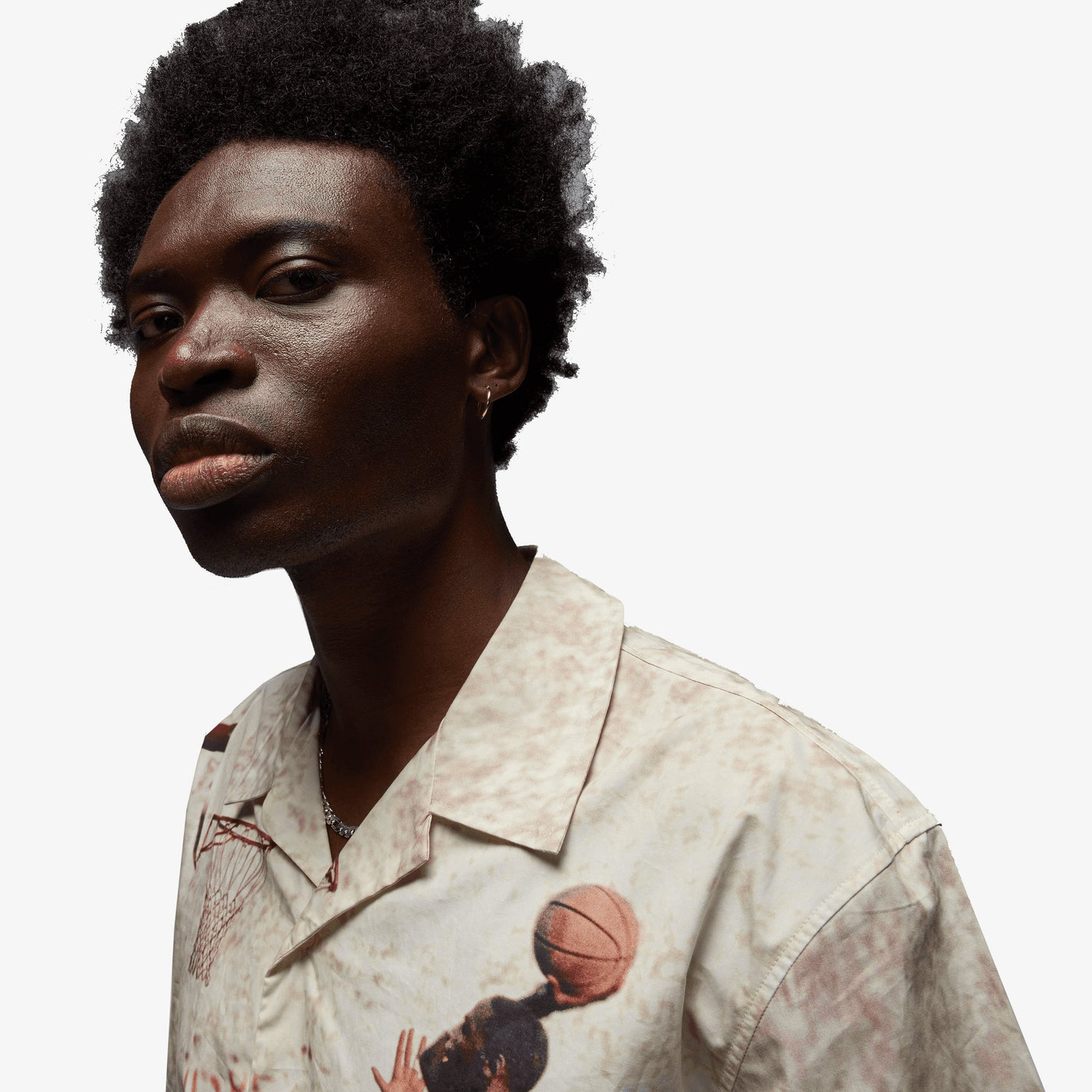Jordan | AIR JORDAN CAMP SHIRT { OFF WHITE/MULTI