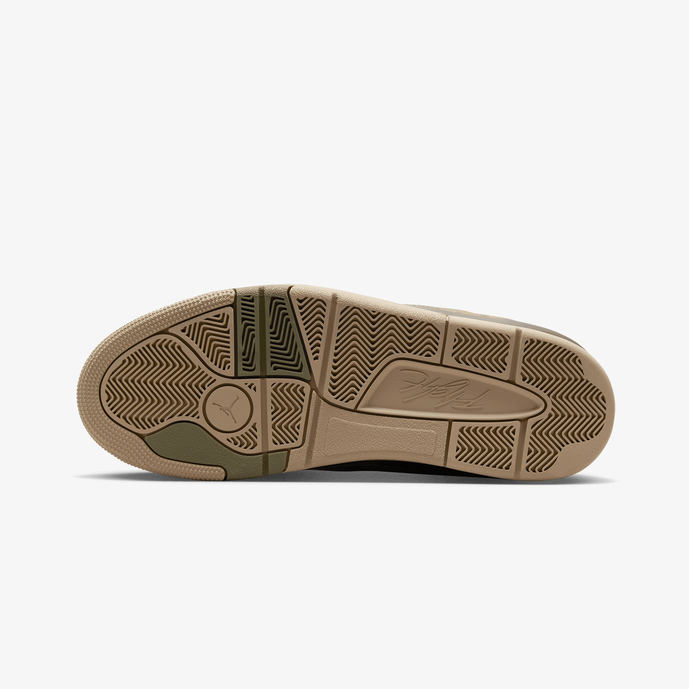 Jordan | FLIGHT COURT { MEDIUM OLIVE/BLACK-KHAKI-BAROQUE BROWN
