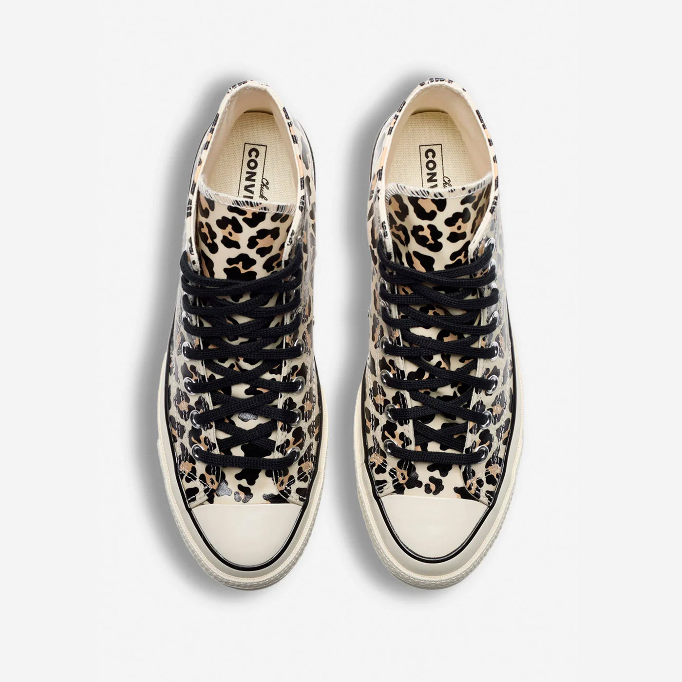Converse | CHUCK 70 GLOW IN THE DARK LEOPARD PRINT { EGRET/LIGHT FAWN