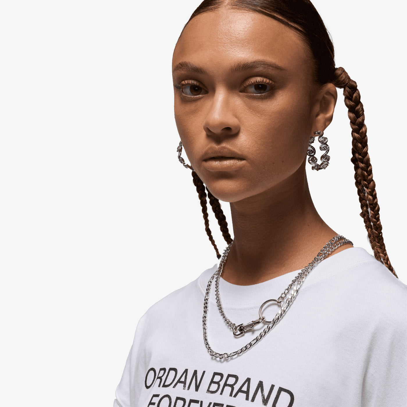 JORDAN | OVERSIZED GRAPHIC T-SHIRT { WHITE