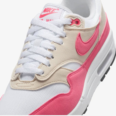 NIKE | AIR MAX 1 { WHITE/ASTER PINK-LT OREWOOD BRN-BLACK