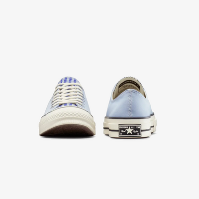 Converse | UPCYCLE CHUCK 70 CHAMBRAY & GINGHAM { BLUE