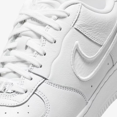 NIKE | AIR FORCE 1 LOW DANCE { WHITE/WHITE-WHITE-METALLIC SILVER