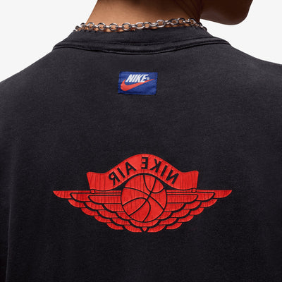 Jordan | RARE AIR T-SHIRT { BLACK/CHILE RED
