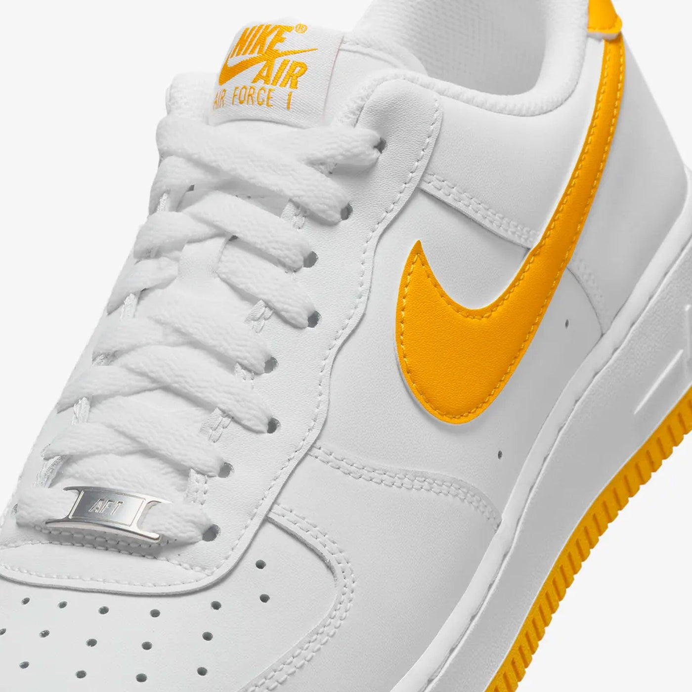 NIKE | AIR FORCE 1 '07 { WHITE/UNIVERSITY GOLD-WHITE