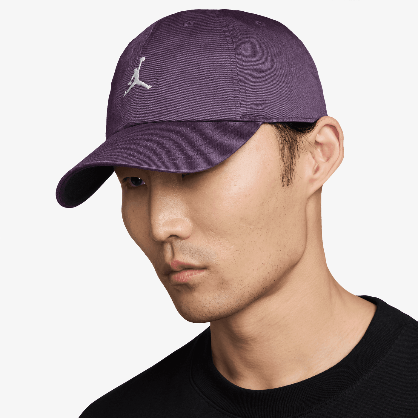 Jordan | CLUB UNSTRUCTURED CURVED-BILL HAT { DARK RAISIN/SAIL