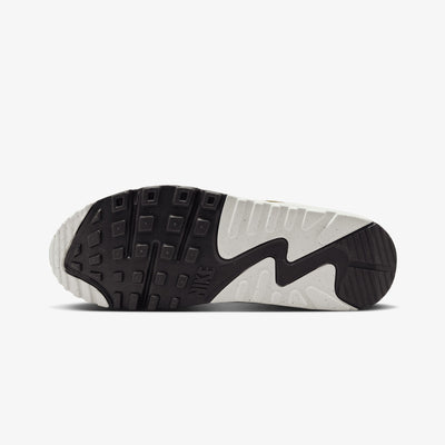 Nike | AIR MAX 90 { WHITE/FLAT PEWTER-LT OREWOOD BRN