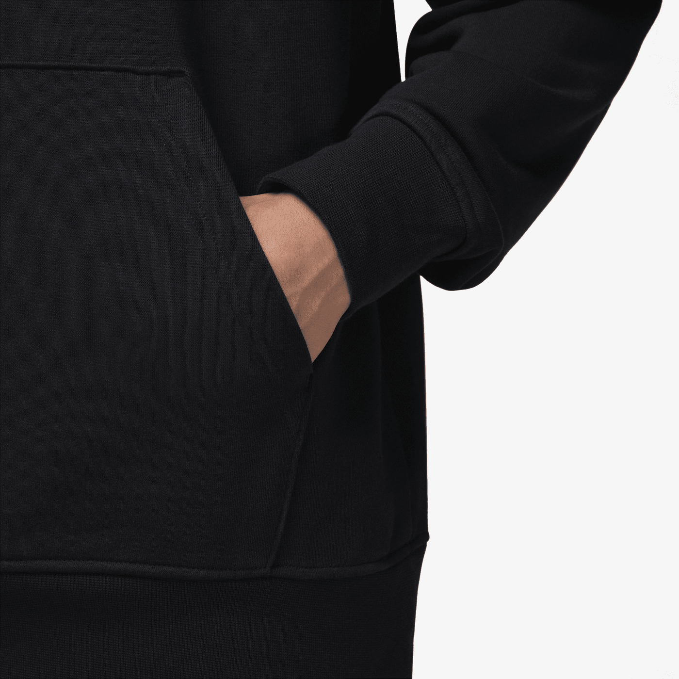 JORDAN | BROOKLYN FLEECE { BLACK/WHITE