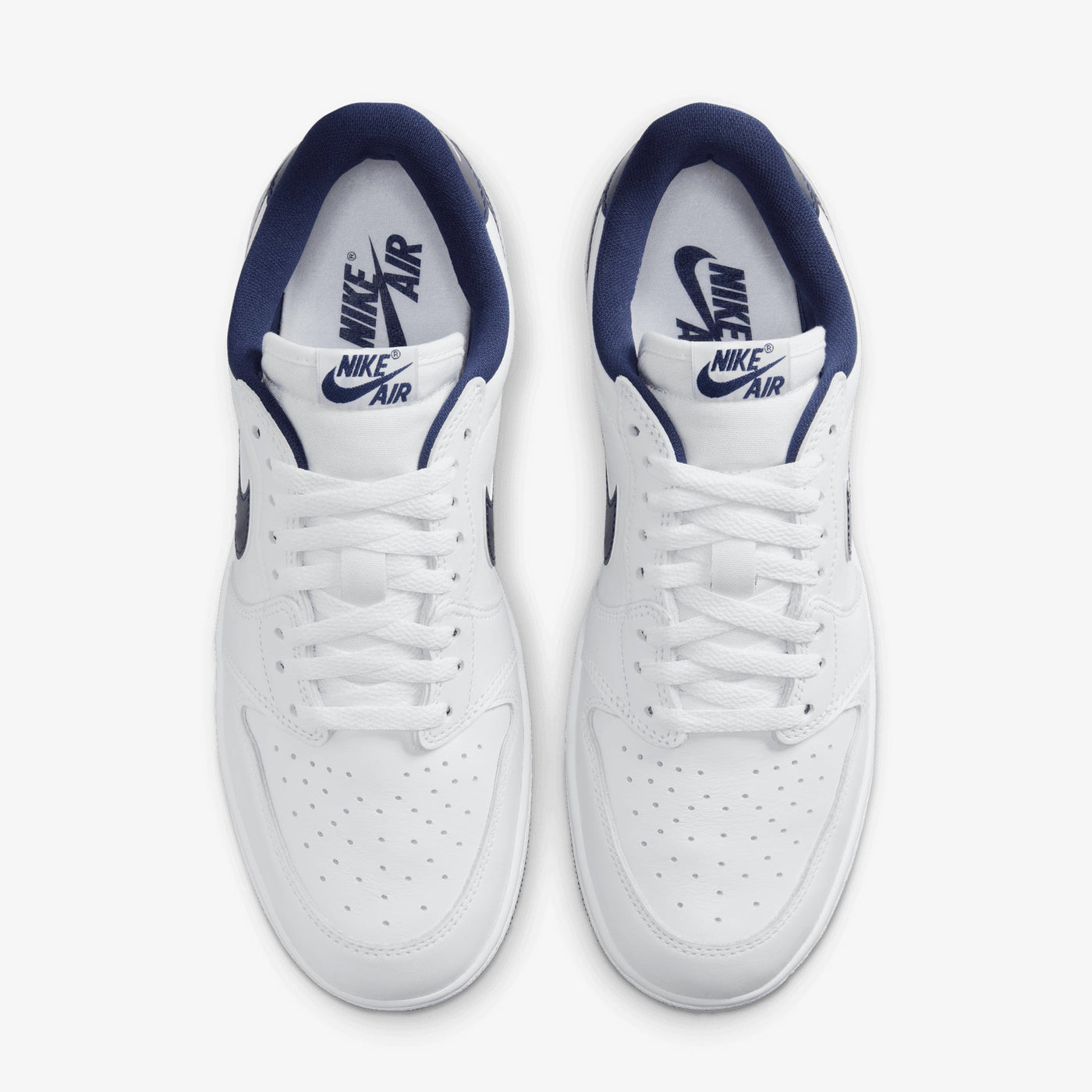 JORDAN | AIR JORDAN 1 LOW '85 { WHITE/NAVY-WHITE