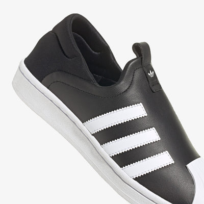 Adidas Originals | SUPERSTAR SLIP-ON  { CORE BLACK/CLOUD WHITE