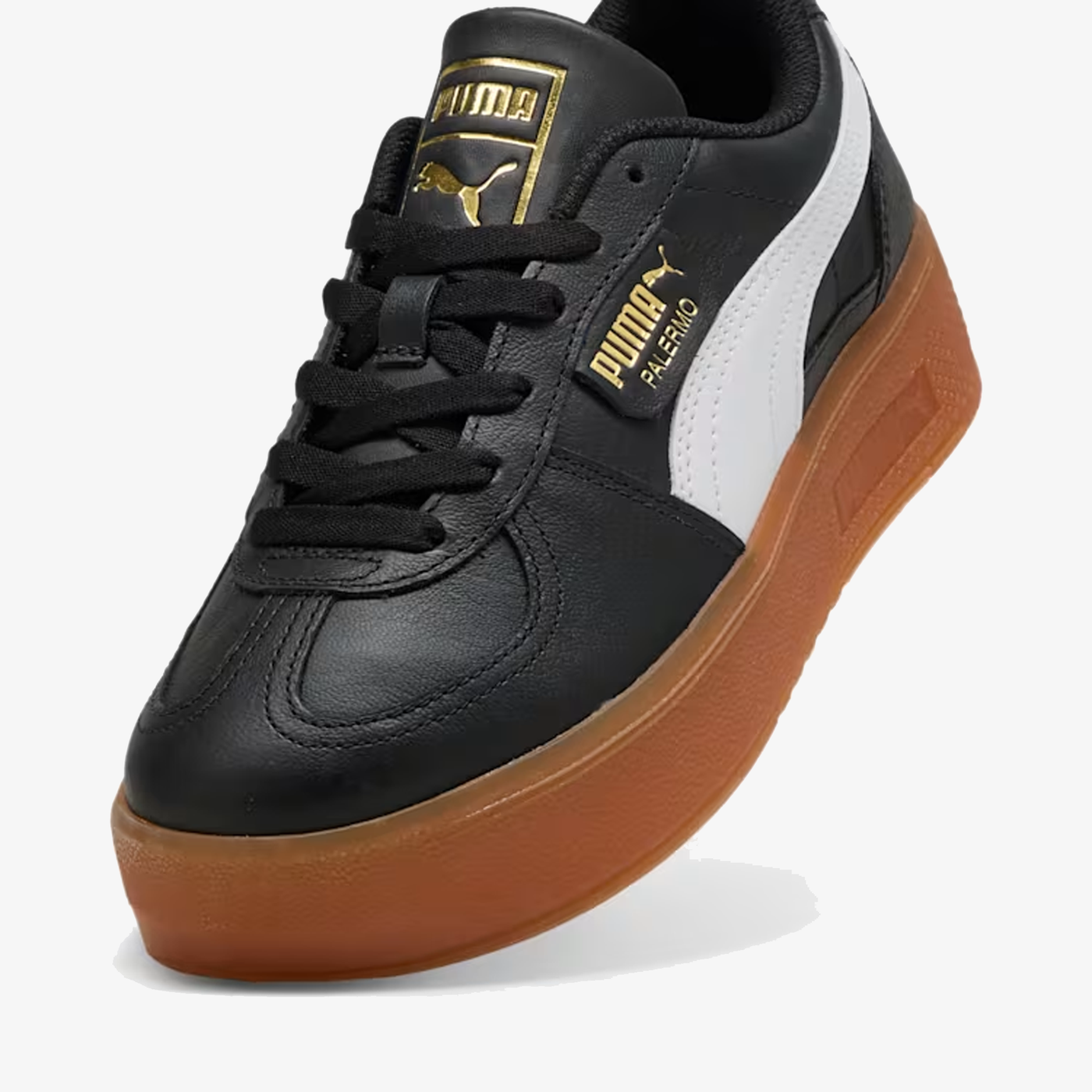 PUMA | PALERMO ELEVATA LEATHER { BLACK-GUM