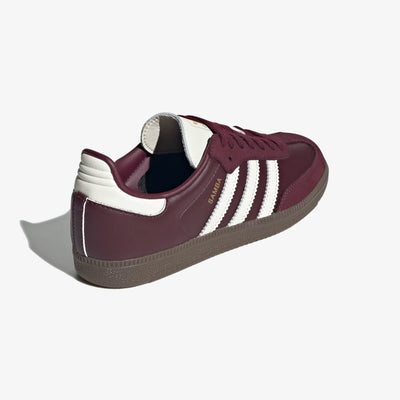 ADIDAS ORIGINALS | SAMBA OG { MAROON/OFF WHITE/GUM