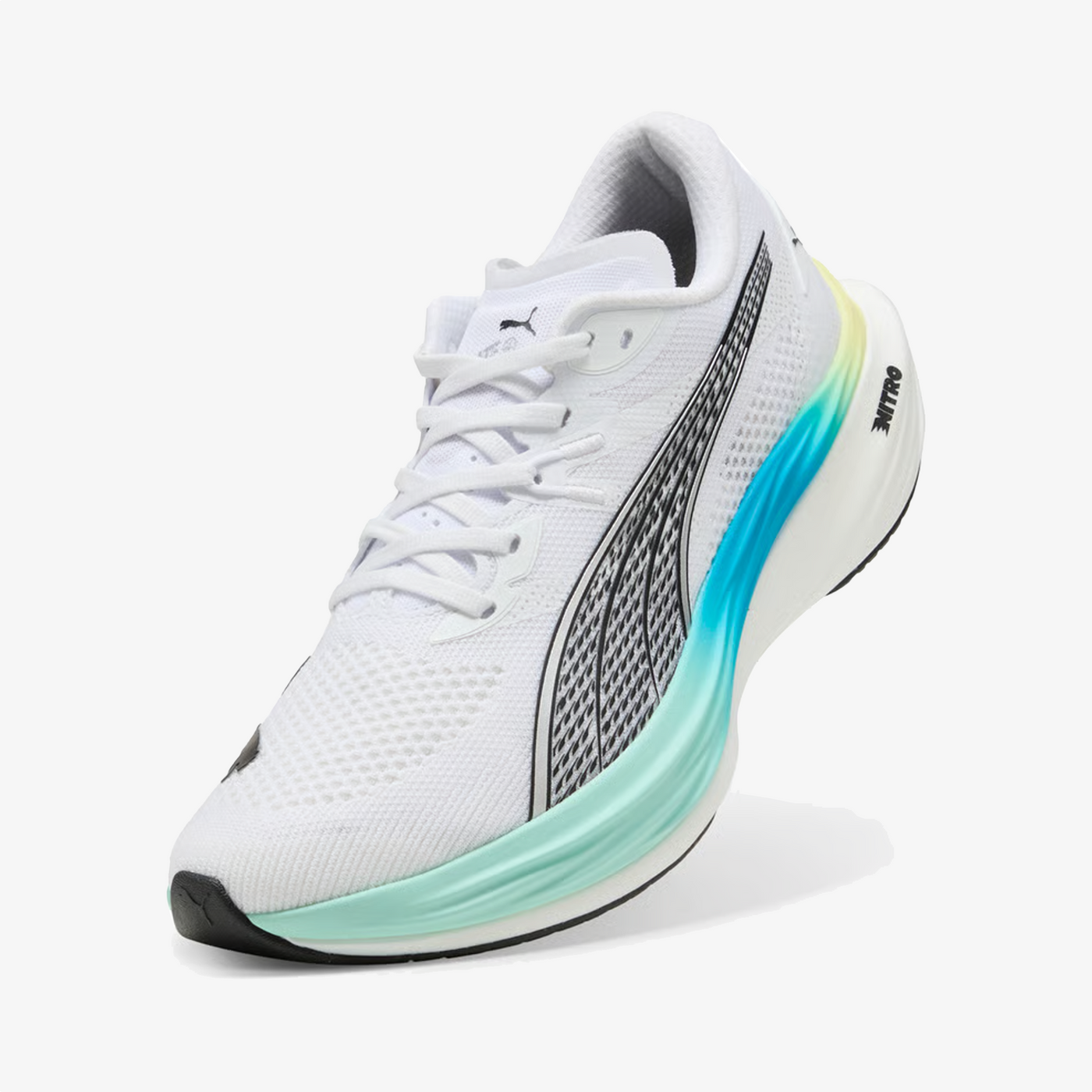 PUMA | DEVIATE NITRO 3 { WHITE/MINT MELT