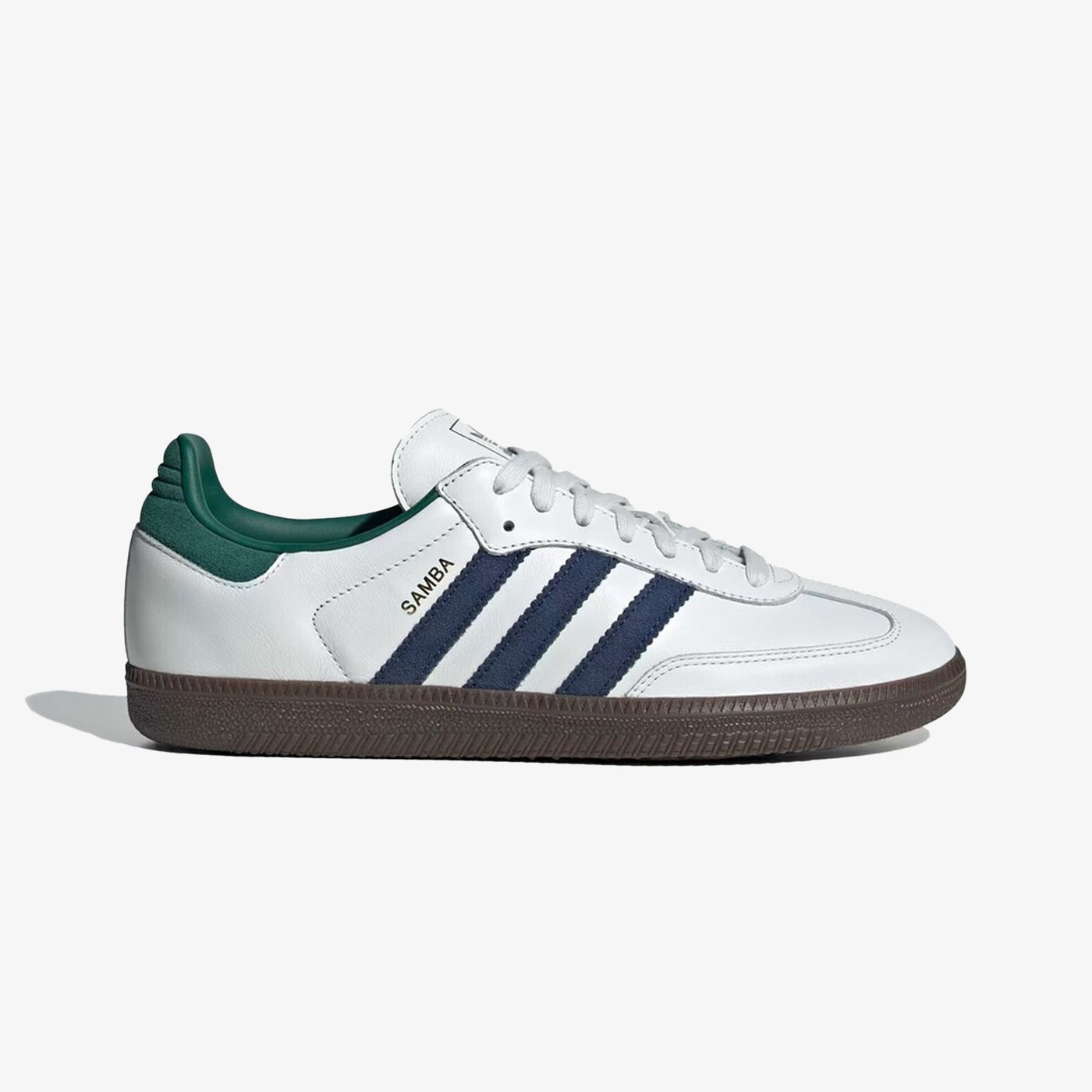 ADIDAS ORIGINALS | SAMBA OG { BLACK WHITE/COLLEGIATE GREEN