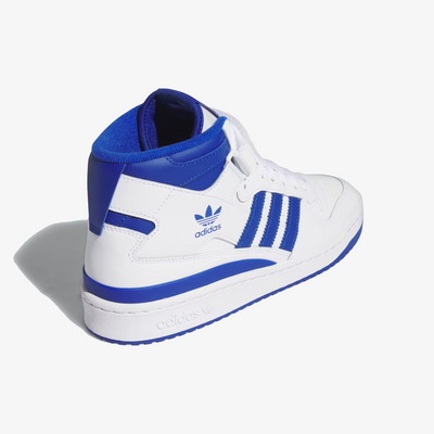 ADIDAS ORIGINALS | FORUM MID { CLOUD WHITE/ROYAL BLUE