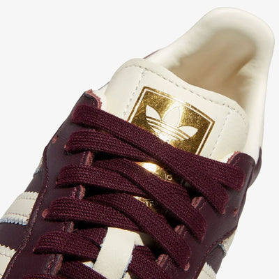 Adidas Originals | SAMBA OG { MARRON/CREAM WHITE/GOLD METALLIC