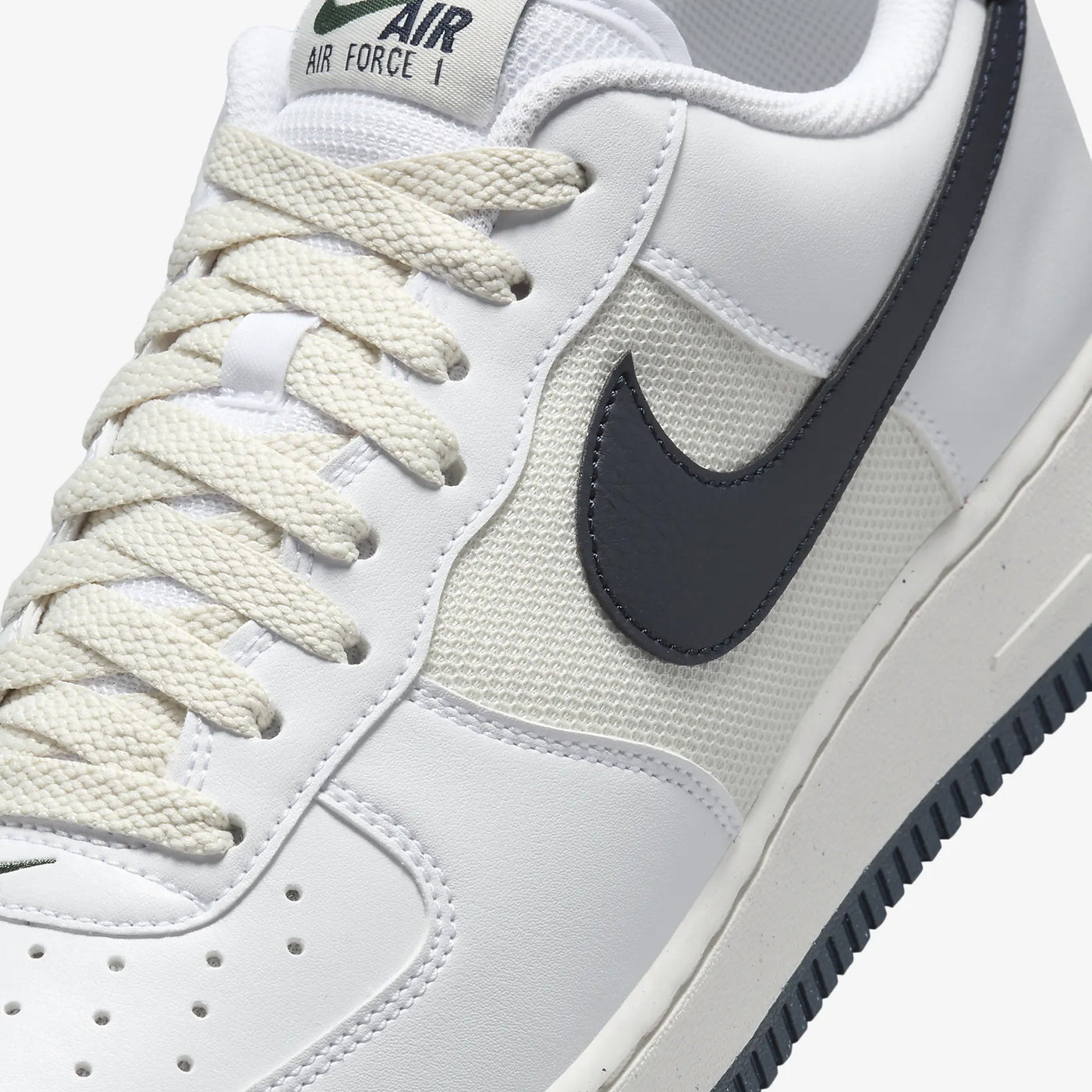 Nike | AIR FORCE 1 '07 { WHITE/OBSIDIAN-FIR-PHANTOM