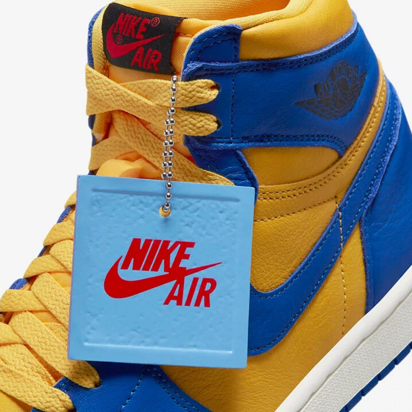 Jordan | AIR JORDAN 1 RETRO HIGH OG  { VARSITY MAIZE/GAME ROYAL-SAIL