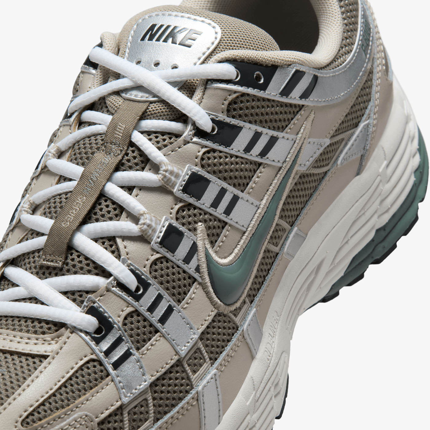 NIKE | P-6000 { CREAM II/CLAY GREEN-ANTHRACITE