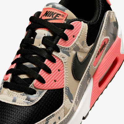 Nike | AIR MAX 90 { LT KHAKI/BLACK-MAGIC EMBER-MINK BROWN