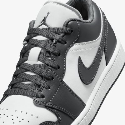JORDAN | AIR JORDAN 1 LOW { IRON GREY/SUMMIT WHITE