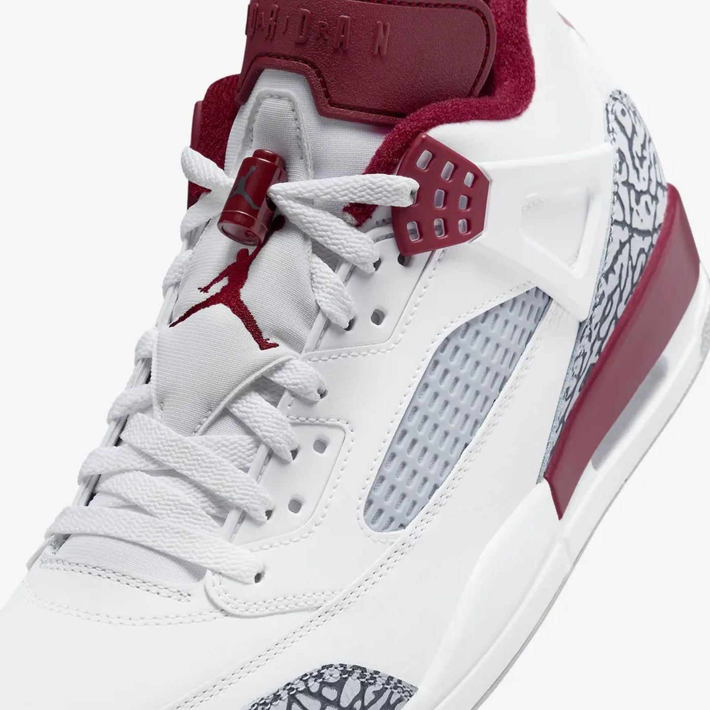 Jordan | SPIZIKE LOW  { WHITE/TEAM RED-WOLF GREY-ANTHRACITE