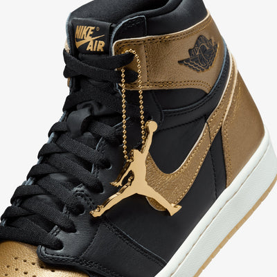 JORDAN | AIR JORDAN 1 RETRO HIGH OG { "BLACK/GOLD"