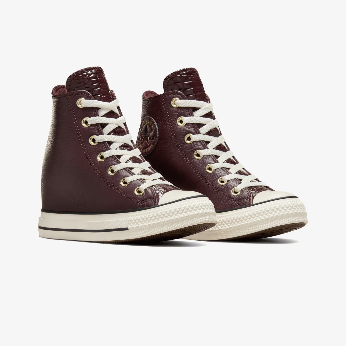 Converse | CHUCK TAYLOR ALL STAR CLASSIC WEDGE LEATHER { BROWN