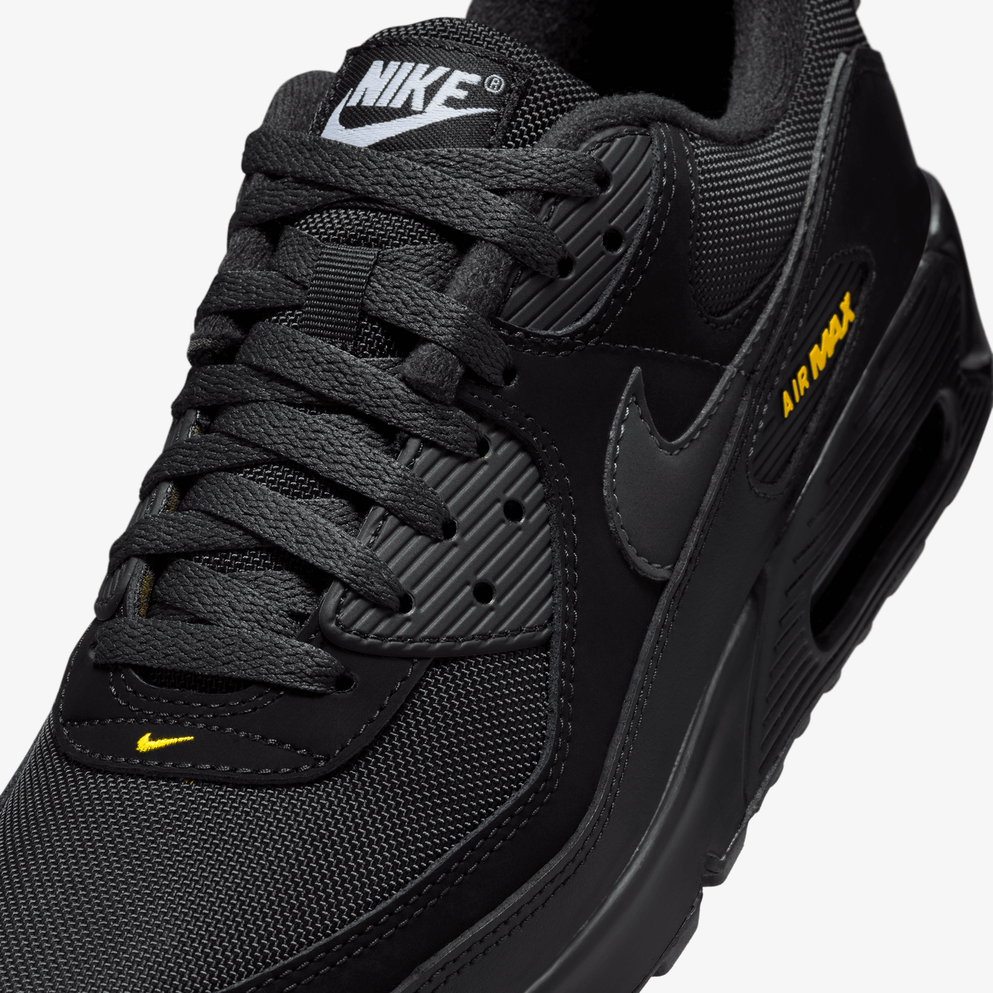 Nike | AIR MAX 90 { BLACK/GOLD/WHITE