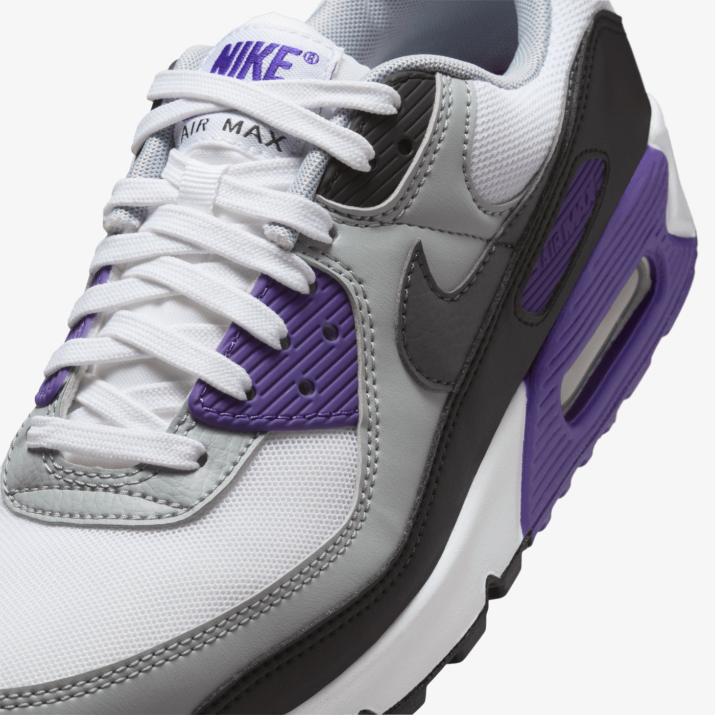 Nike | AIR MAX 90 { WHITE/IRON GREY-BLACK-WOLF GREY