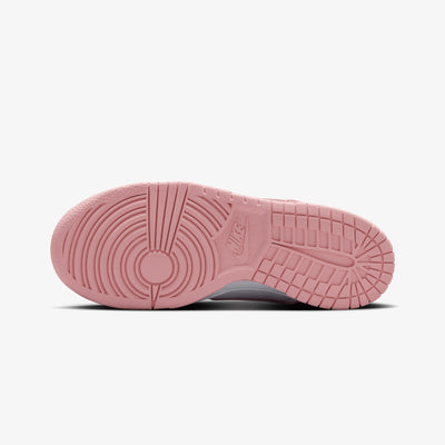 Nike | DUNK LOW { WHITE/MED SOFT PINK-WHITE-WHITE