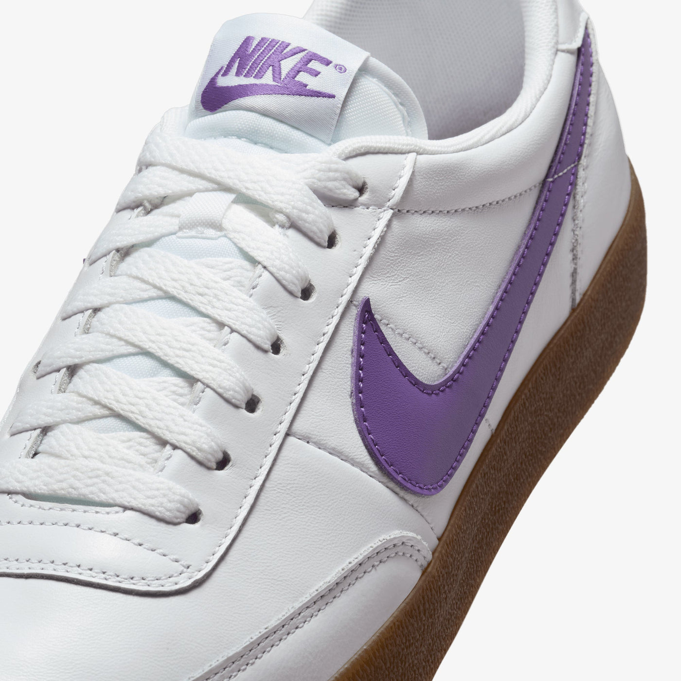 Nike | KILLSHOT 2 LEATHER { WHITE/WILD GRAPE-GUM MED BROWN