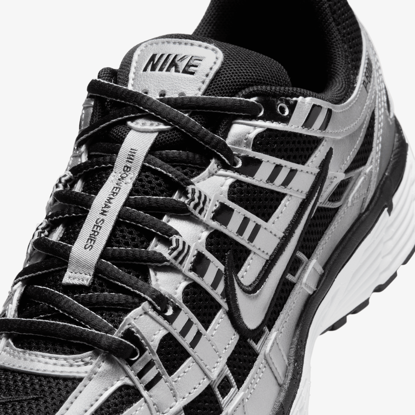 NIKE | P-6000 { METALLIC SILVER/METALLIC SILVER-BLACK