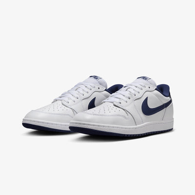 JORDAN | AIR JORDAN 1 LOW '85 { WHITE/NAVY-WHITE