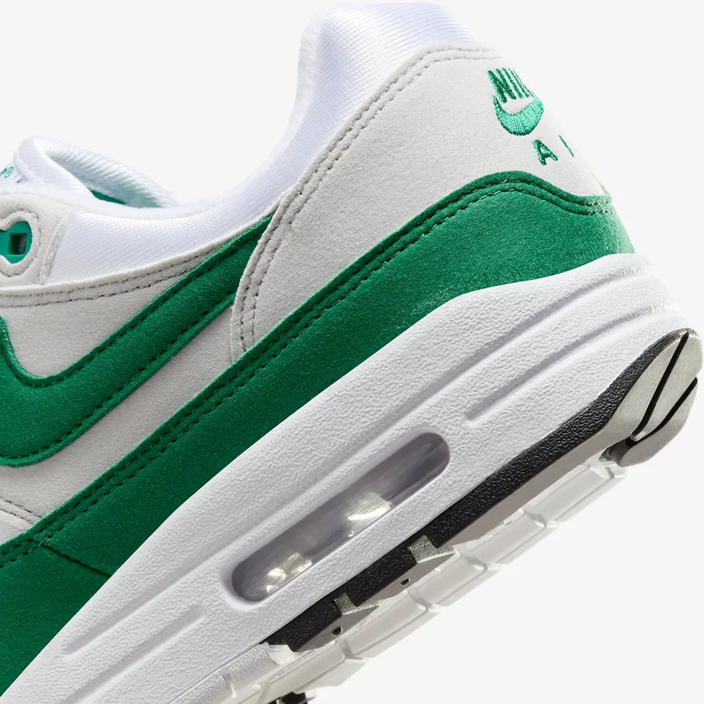Nike | AIR MAX 1  { NEUTRAL GREY/MALACHITE-WHITE-BLACK