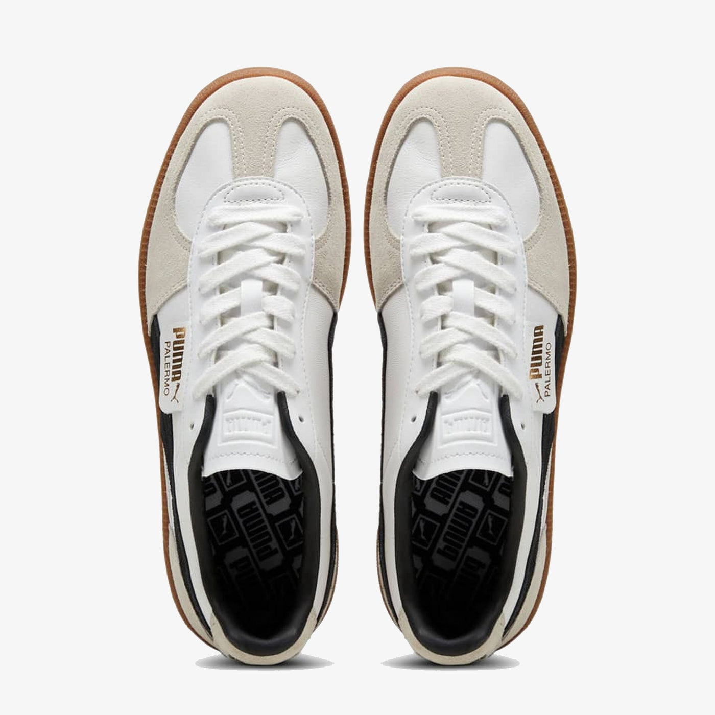 PUMA | PALERMO LTH { WHITE\VAPOR GRAY-GUM
