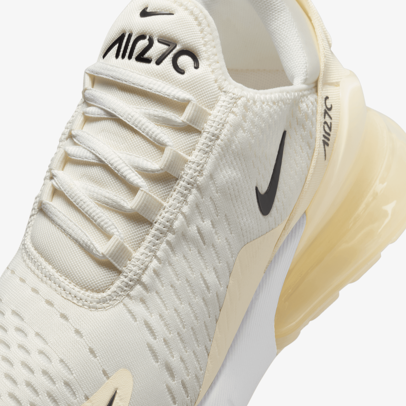NIKE | AIR MAX 270 { SAIL/BLACK-COCONUT MILK-PALE IVORY