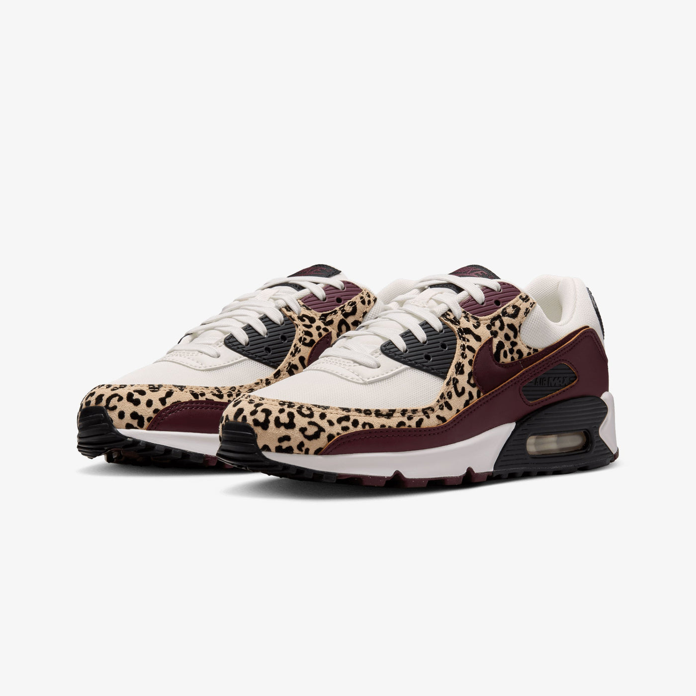 Nike | AIR MAX 90 { SAIL/BURGUNDY CRUSH-BLACK