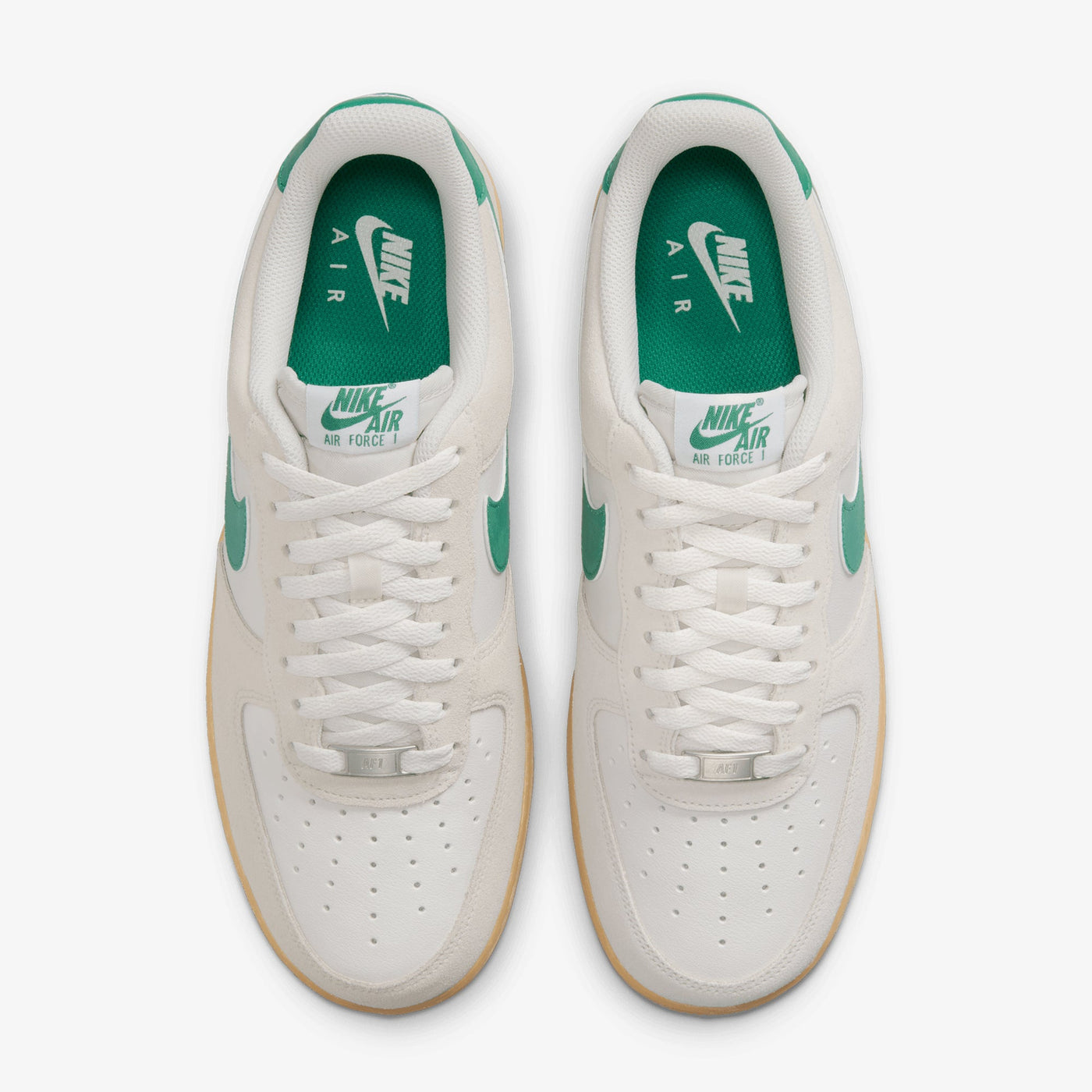 NIKE | AIR FORCE 1 '07 LV8 { PHANTOM/MALACHITE-GUM YELLOW