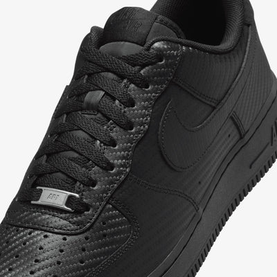 NIKE | AIR FORCE 1 '07 TEXTURE { BLACK/BLACK