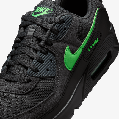 Nike | AIR MAX 90 { ANTHRACITE/GREEN STRIKE-BLACK