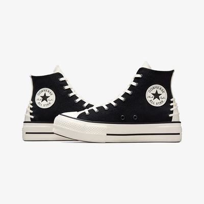 Converse | CHUCK TAYLOR ALL STAR LIFT PLATFORM CRAFTED { BLACK