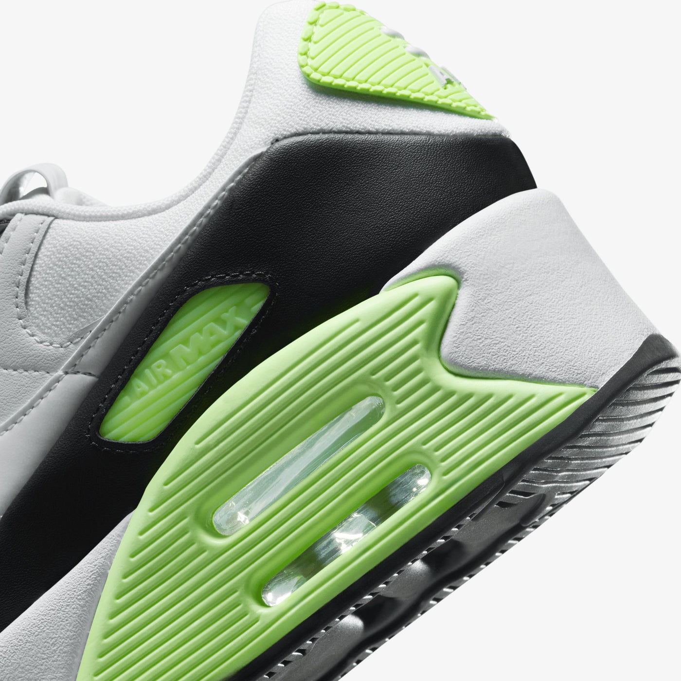 Nike | AIR MAX 90 LV8 { PHOTON DUST/WHITE-LIME BLAST-BLACK