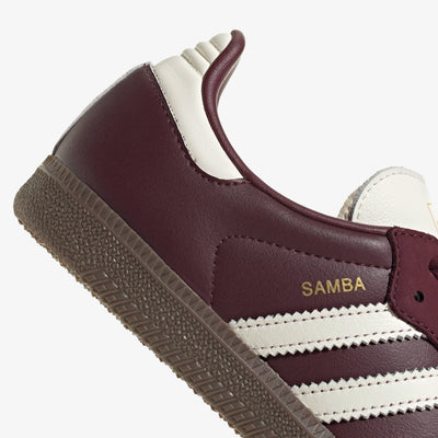 ADIDAS ORIGINALS | SAMBA OG { MAROON/OFF WHITE/GUM